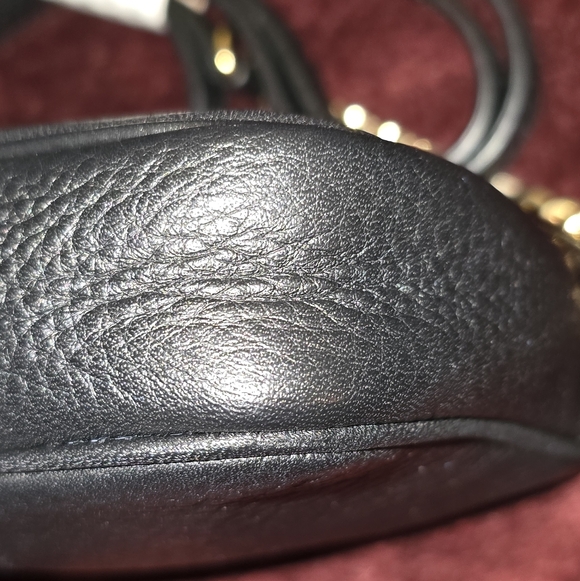 MICHAEL Michael Kors Jet Set Black Pebbled Leather Crossbody. EUC - Picture 6 of 14